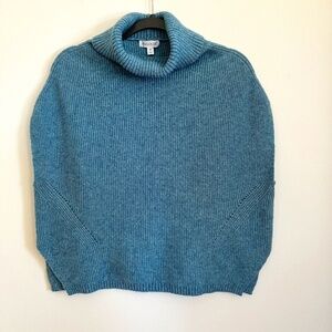 Prologue light teal turtleneck sweater vest